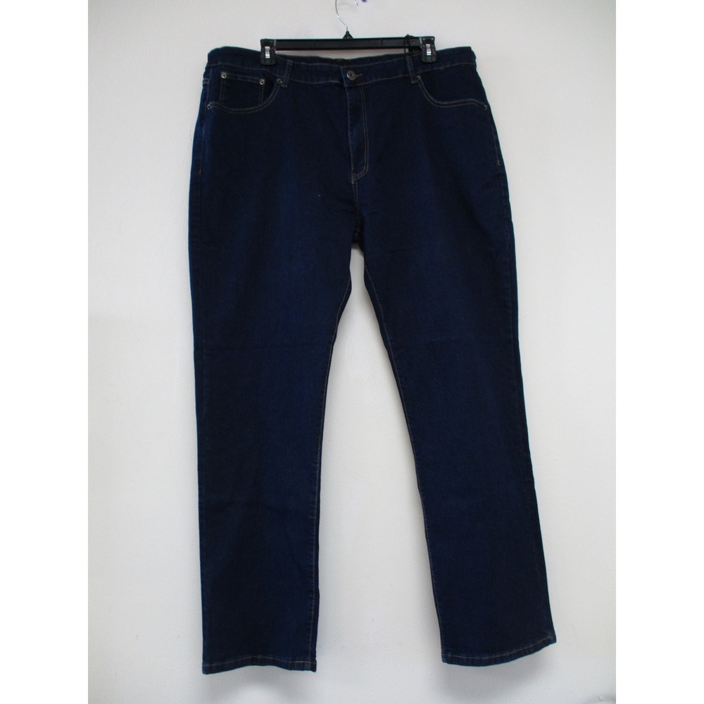 Diamond Supply Co Jeans Mens 44x34 Dark Blue Relaxed Fit Denim Streetwear NEW